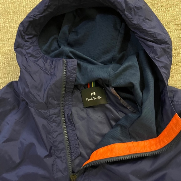 Paul Smith Deep Blue Hooded Windbreaker - Picture 3 of 3